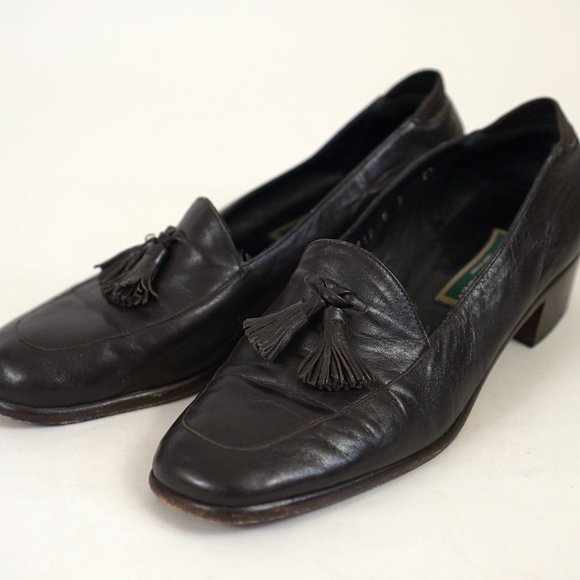 Vintage Cole Haan Leather Loafers - Dark Brown - Picture 7 of 9